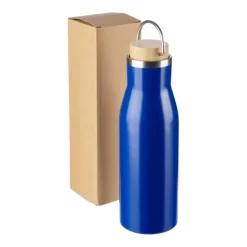 Gift Campaign Bottiglia in acciaio inox riciclato con tappo in bambù 500ml><noscript><img width=