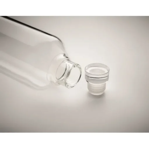 Gift Campaign Bottiglia in vetro borosilicato con logo antigoccia 1L Glass Fridge> Borracce In Vetro