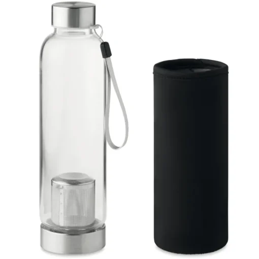 Gift Campaign Bottiglia in vetro con infusore e custodia 500ml TeaBreak> Borracce In Vetro