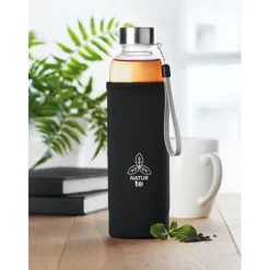 Gift Campaign Bottiglia in vetro con infusore e custodia 500ml TeaBreak></noscript> Borracce In Vetro