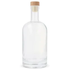 Gift Campaign Bottiglia piccola in vetro con tappo a pressione in legno FSC 500ml> Borracce In Vetro