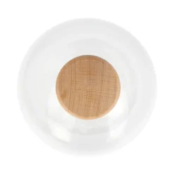 Gift Campaign Bottiglia sostenibile in vetro con tappo a pressione in legno FSC 1l></noscript> Borracce In Vetro