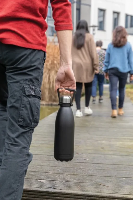 Gift Campaign Bottiglia termica in acciaio riciclato RCS da 1,5L Eco Handle> Gadget Ecologici|Borracce Termiche