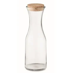Gift Campaign Bottiglie in vetro con logo e tappo in sughero 1L Crystal Corkcap> Borracce In Vetro