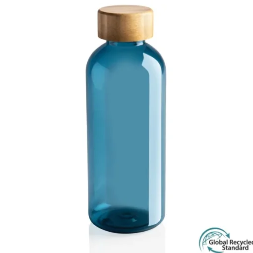 Gift Campaign Bottiglietta in RPET con tappo in bambù 660ml Evolution Recycled> Borracce In Plastica