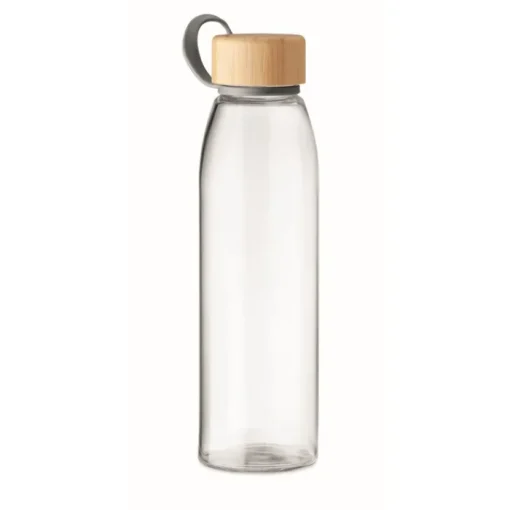 Gift Campaign Bottiglietta promozionale in vetro e bambú 500ml Crystal Fjord> Gadget Ecologici|Borracce In Vetro