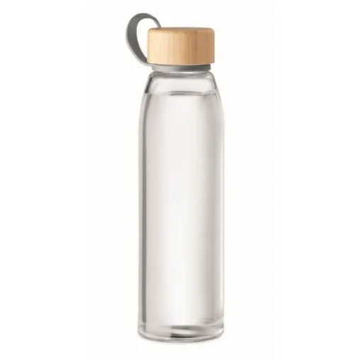 Gift Campaign Bottiglietta promozionale in vetro e bambú 500ml Crystal Fjord> Gadget Ecologici|Borracce In Vetro