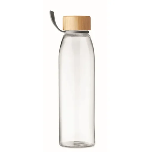 Gift Campaign Bottiglietta promozionale in vetro e bambú 500ml Crystal Fjord> Gadget Ecologici|Borracce In Vetro