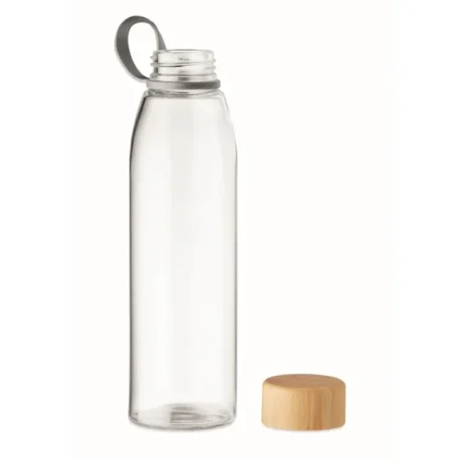 Gift Campaign Bottiglietta promozionale in vetro e bambú 500ml Crystal Fjord> Gadget Ecologici|Borracce In Vetro