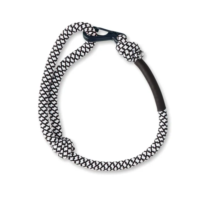 Gift Campaign Braccialetti bicolore promozionali con moschetone di metallo Cord Clip> Braccialetti Pubblicitari