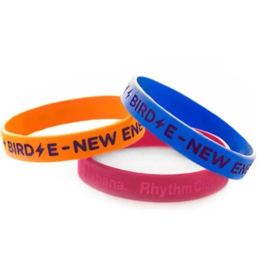 Gift Campaign Braccialetti in silicone da personalizzare con il logo in Bassorilievo> Braccialetti Pubblicitari