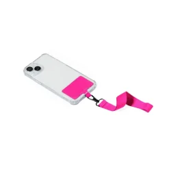 Gift Campaign Braccialetto colorato in poliestere con supporto per il cellulare> Braccialetti Pubblicitari
