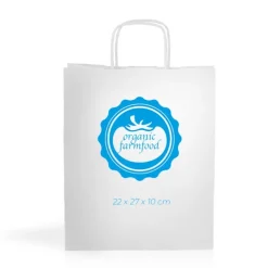 Gift Campaign Busta classica in carta kraft con manici corti e grammatura da 90 g/m2></noscript> Buste Di Carta