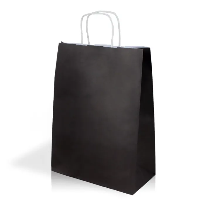 Gift Campaign Busta di vari colori con manici corti in carta kraft da 90 g/m2> Buste Di Carta