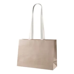 Gift Campaign Busta orizzontale di carta kraft FSC 150g/m2 e manici lunghi in cotone> Buste Di Carta