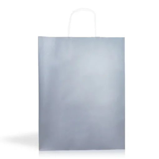 Gift Campaign Busta sostenibile in carta kraft da 100 g/m2 con manici corti> Buste Di Carta
