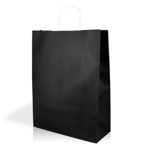 Gift Campaign Busta sostenibile in carta kraft da 100 g/m2 con manici corti> Buste Di Carta