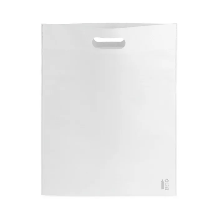 Gift Campaign Buste con logo in tessuto non tessuto resistenza 3 kg 70 g/m2 MiniMart RPET> Shopper Tnt