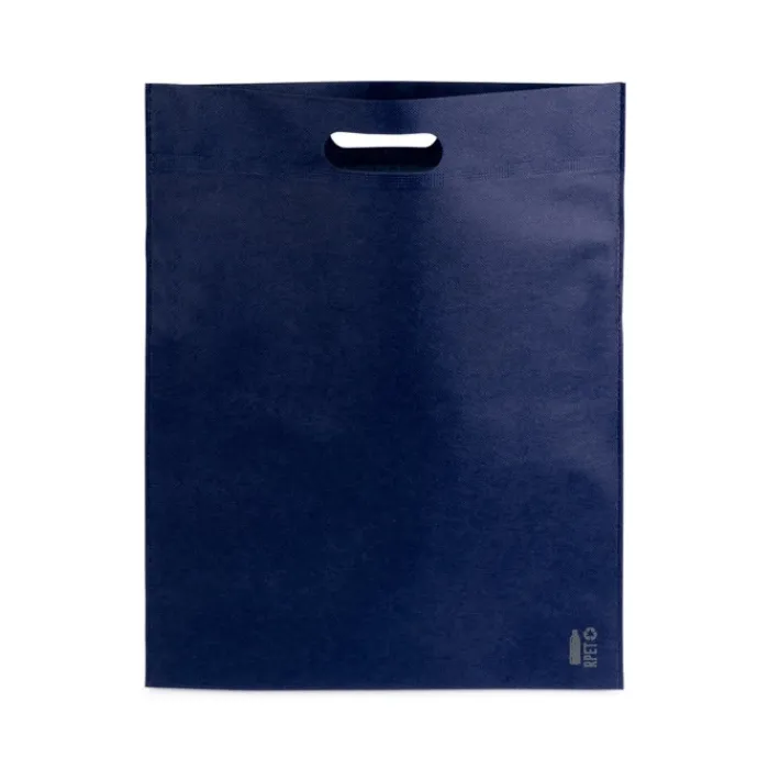 Gift Campaign Buste con logo in tessuto non tessuto resistenza 3 kg 70 g/m2 MiniMart RPET> Shopper Tnt