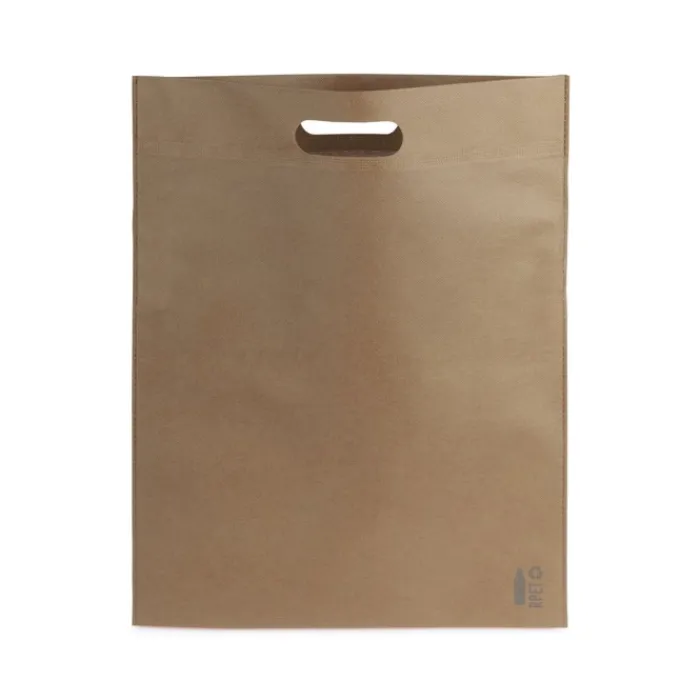 Gift Campaign Buste con logo in tessuto non tessuto resistenza 3 kg 70 g/m2 MiniMart RPET> Shopper Tnt