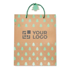 Gift Campaign Buste da regalo natalizie personalizzate con abeti Gift Sparkle></noscript> Gadget Natalizi|Buste Di Carta