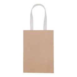 Gift Campaign Buste di carta kraft FSC con logo da 150 gr/m2 con manici in cotone> Buste Di Carta