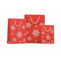 Gift Campaign Buste regalo natalizie con logo di piccole dimensioni Snowflake Small></noscript> Gadget Natalizi