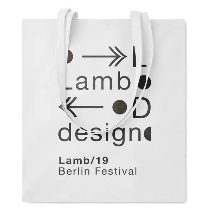 Gift Campaign Buste shopper personalizzate di cotone da 180 g/m2 EcoColor Superb> Borse Per La Spesa|Tote Bag Personalizzate