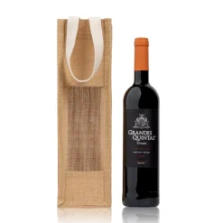 Gift Campaign Buste vino personalizzate in juta con finitura laminata per bottiglie da 750 ml><noscript><img width=
