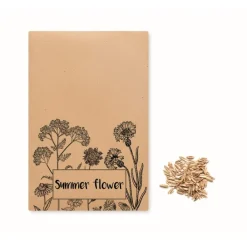Gift Campaign Bustina di carta kraft con semi di fiori di campo Semi Flower> Vasetti Con Semi