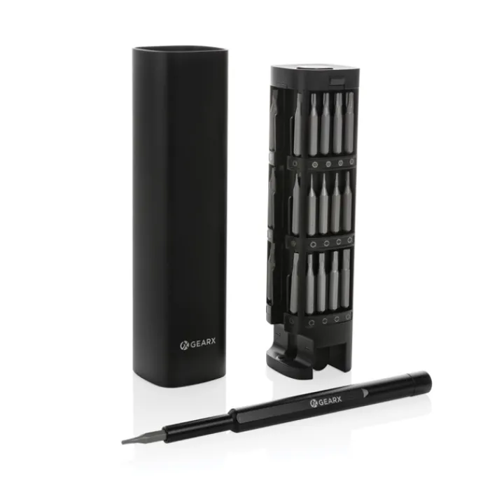 Gift Campaign Cacciavite di precisione con 56 punte diverse in alluminio riciclato> Altri Attrezzi