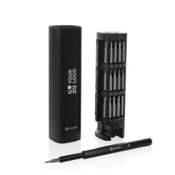 Gift Campaign Cacciavite di precisione con 56 punte diverse in alluminio riciclato><noscript><img width=