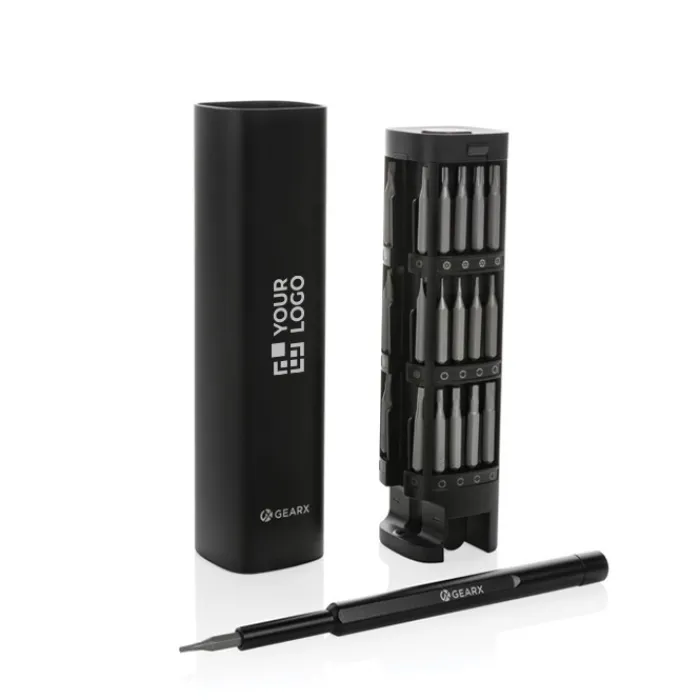 Gift Campaign Cacciavite di precisione con 56 punte diverse in alluminio riciclato> Altri Attrezzi