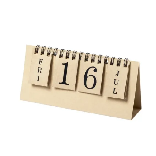 Gift Campaign Calendario da tavolo personalizzabile perpetuo in cartone Perpetual> Gadget Per L'Ufficio