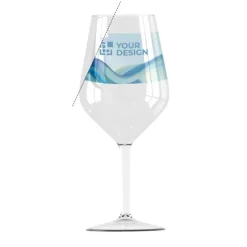 Gift Campaign Calice da vino da con logo in tritan senza BPA da 470 ml Cabernet> Bicchieri Di Plastica Personalizzati