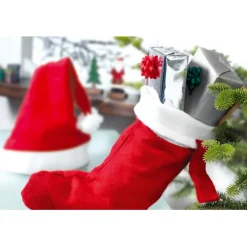 Gift Campaign Calza della Befana in tessuto non tessuto personalizzabile Santa></noscript> Gadget Natalizi
