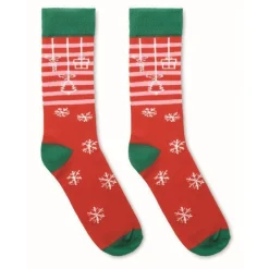 Gift Campaign Calzini natalizi di cotone e poliestere rPET taglia L 43-46 Joyful> Gadget Natalizi