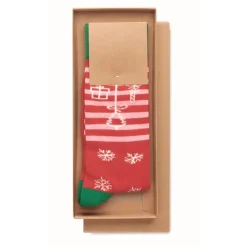 Gift Campaign Calzini natalizi di cotone e poliestere rPET taglia L 43-46 Joyful></noscript> Gadget Natalizi