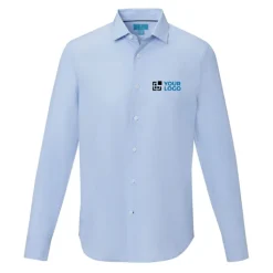 Gift Campaign Camicia in popeline 121 g/m2 cotone biologico con logo Elevate NXT></noscript> Camicie Personalizzate