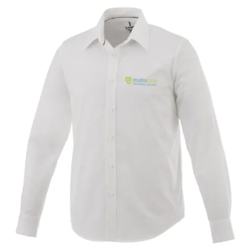 Gift Campaign Camicia uomo in popeline di cotone e 4% elastan 118 g/m2 Elevate Life> Camicie Personalizzate