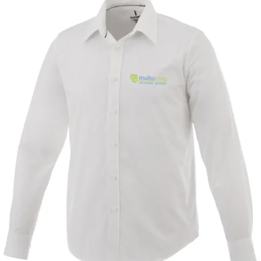 Gift Campaign Camicia uomo in popeline di cotone e 4% elastan 118 g/m2 Elevate Life> Camicie Personalizzate