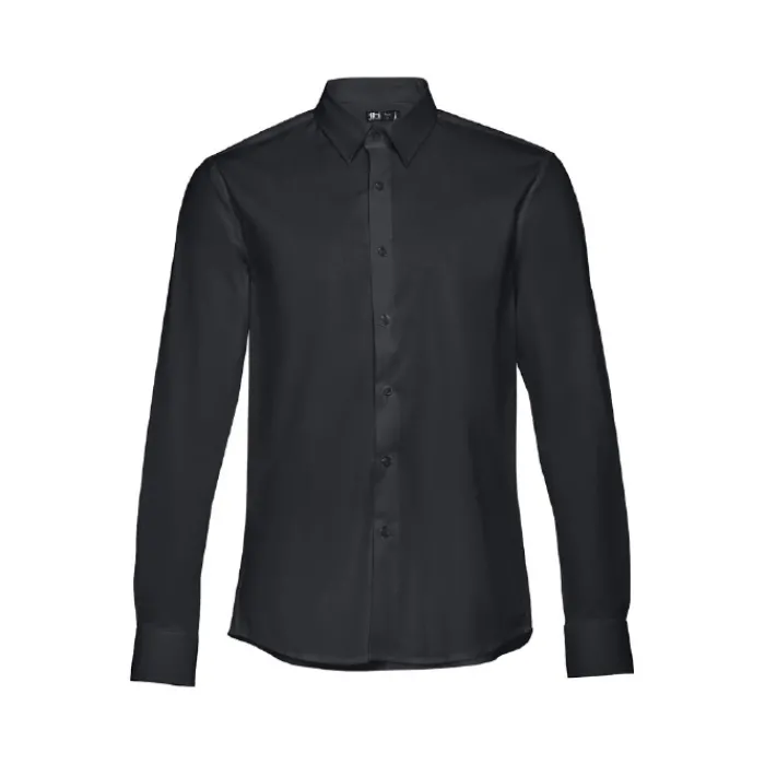 Gift Campaign Camicie da uomo con logo in tessuto popeline da 115 g/m2 THC Paris> Camicie Personalizzate