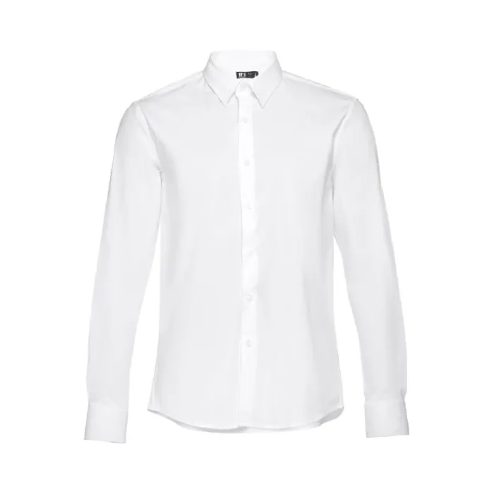 Gift Campaign Camicie da uomo con logo in tessuto popeline da 115 g/m2 THC Paris> Camicie Personalizzate