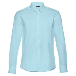 Gift Campaign Camicie da uomo con logo in tessuto popeline da 115 g/m2 THC Paris><noscript><img width=