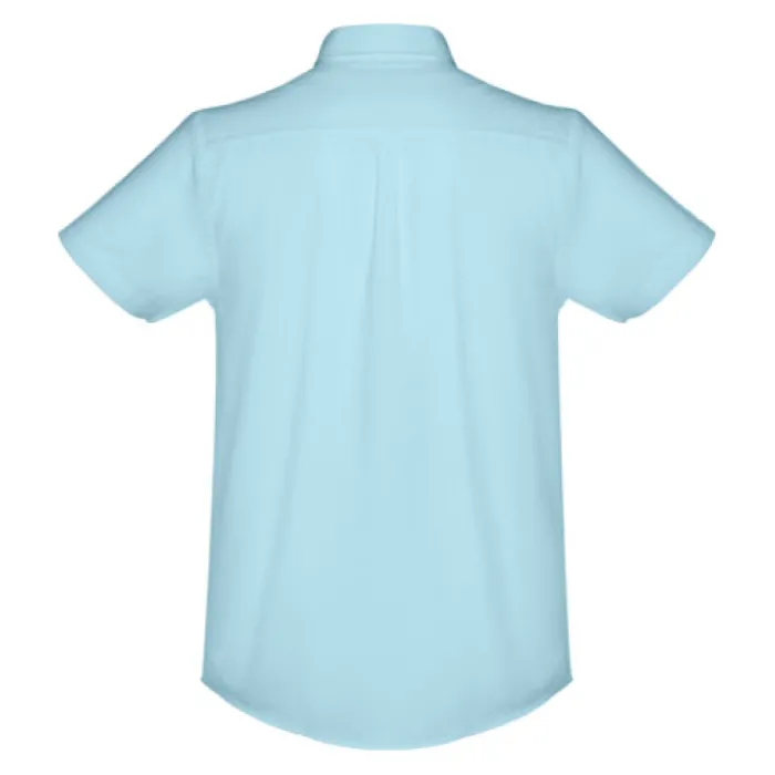 Gift Campaign Camicie maniche corte da uomo in cotone oxford 130g/m2 THC London WH> Camicie Personalizzate