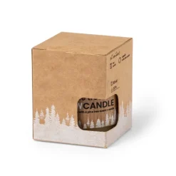 Gift Campaign Candela ecologica al profumo di pino in barattolino di vetro con semi></noscript> Candele