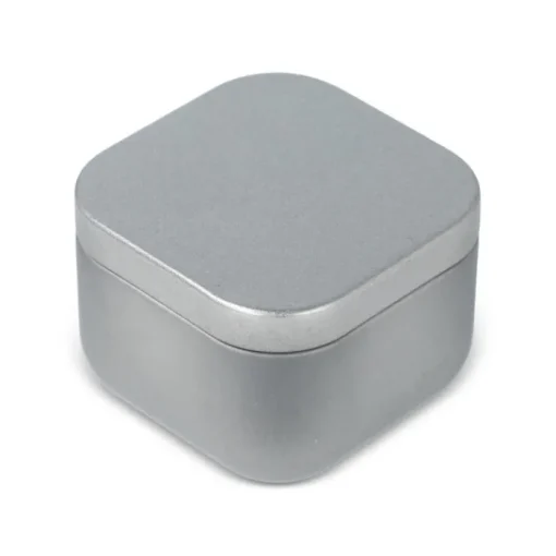Gift Campaign Candela in cera vegetale profumo vaniglia in barattolo in metallo> Candele