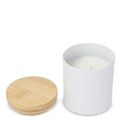 Gift Campaign Candela in cera vegetale barattolo di alluminio riciclato metallizzato></noscript> Candele
