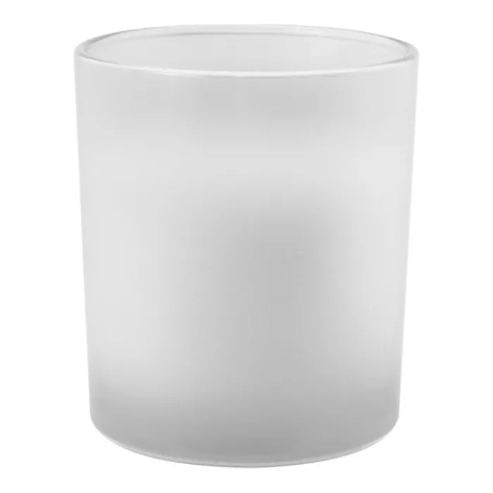 Gift Campaign Candela in paraffina e cera vegetale in vasetto di vetro colorato 120g> Candele