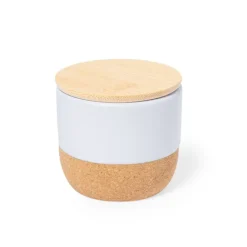 Gift Campaign Candela profumata al lino in barattolino con base in sughero></noscript> Candele